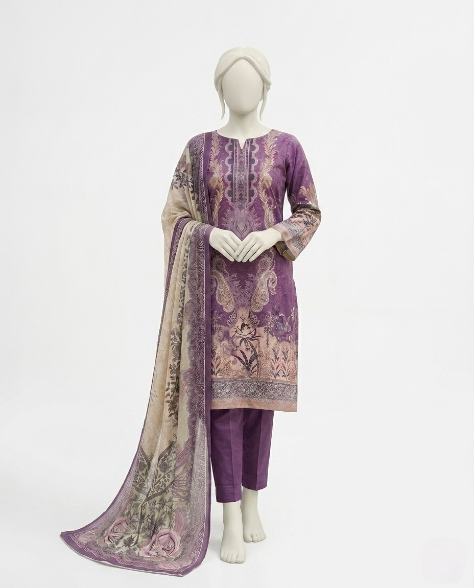 MAHJABEEN SIGNATURE LAWN P25