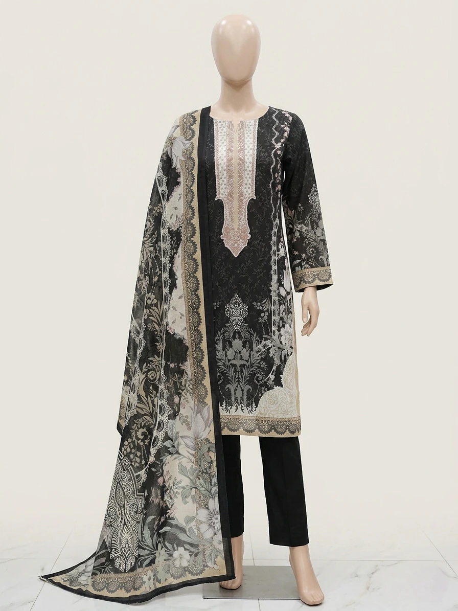 MAHJABEEN SIGNATURE LAWN P19