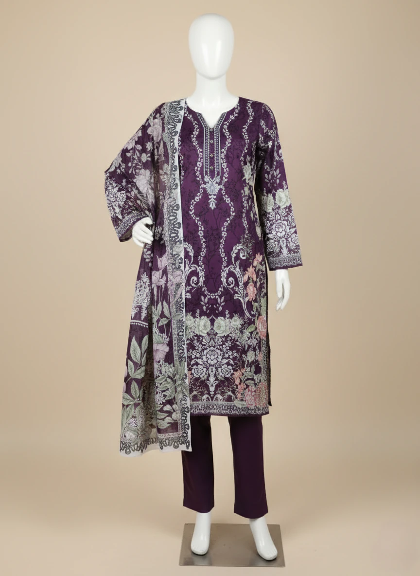 MAHJABEEN SIGNATURE LAWN P24